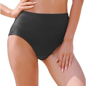 Period Swimwear-Menstrual Swimsuit Bikini Bottoms-High Waisted Leakproof